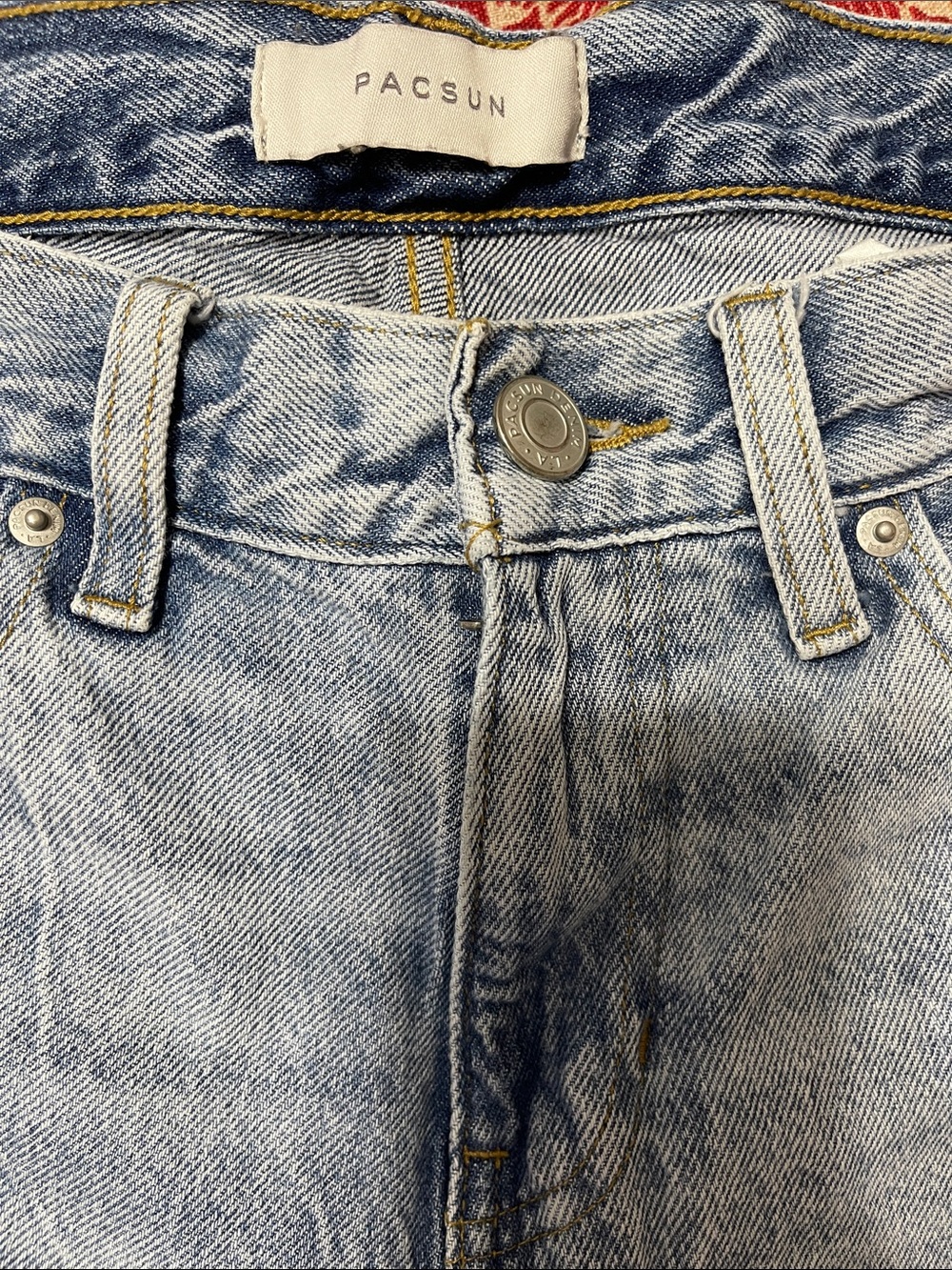 PacSun Bootcut Light Blue Relaxed Denim Jeans
